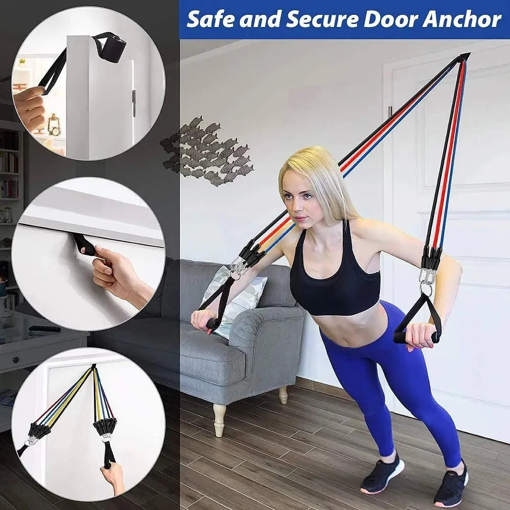 11 Piece Resistance Band Set