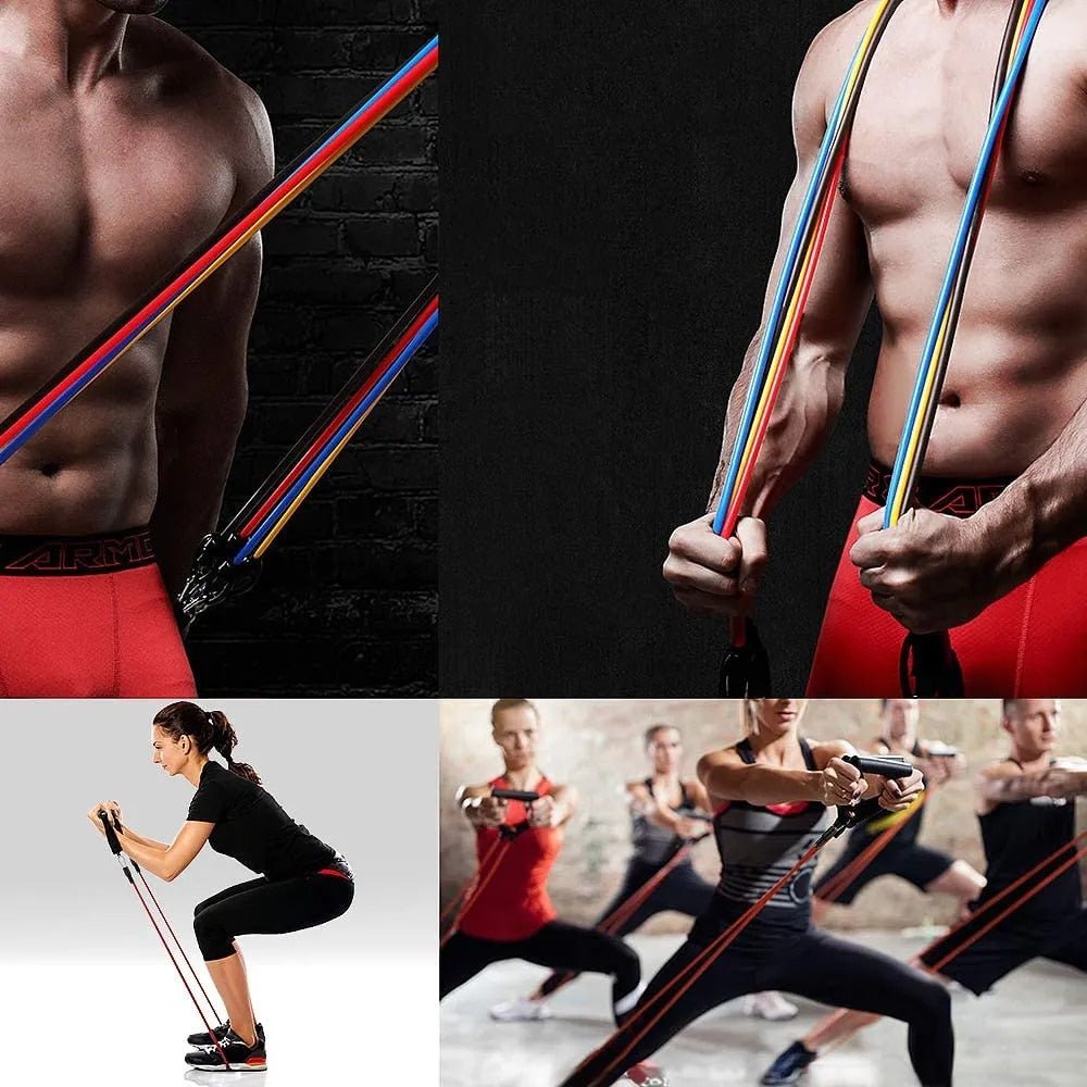 11 Piece Resistance Band Set