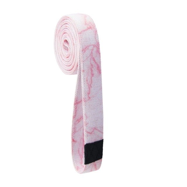 15-25lbs Long Resistance Band - Pink Marble