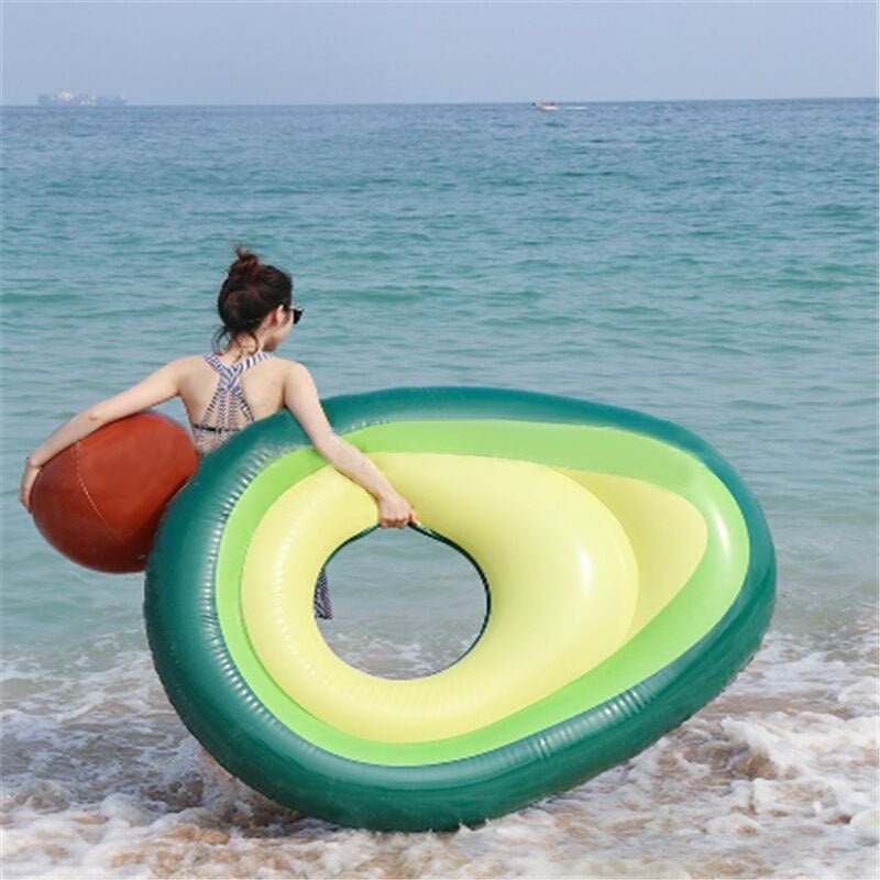2-in-1 Giant Avocado Pool Inflatable + Beach Game