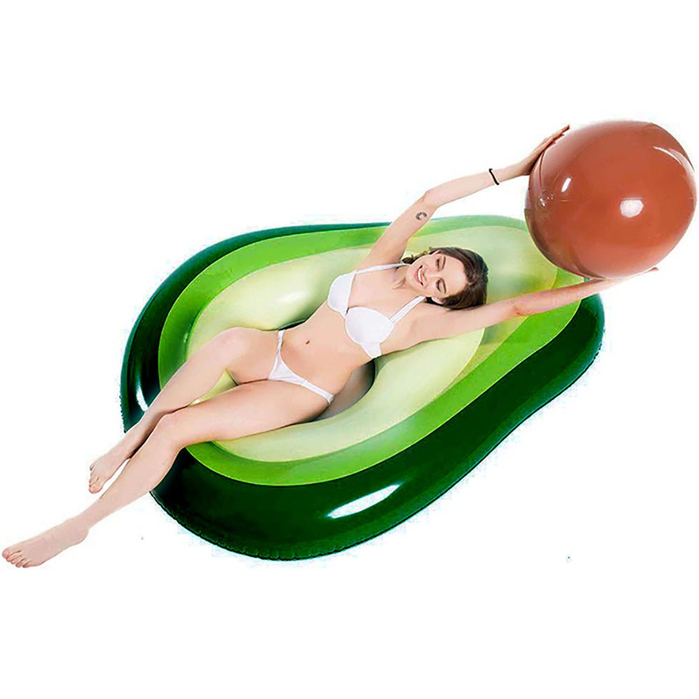 2-in-1 Giant Avocado Pool Inflatable + Beach Game