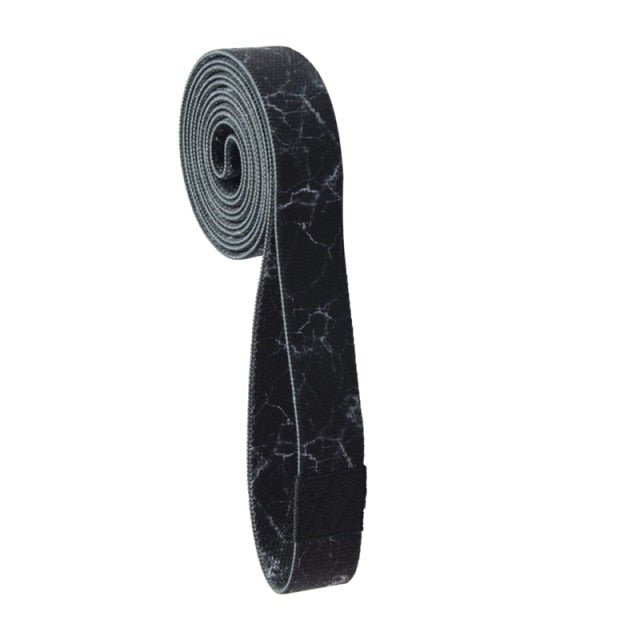 25-35lbs Long Resistance Band - Black Marble