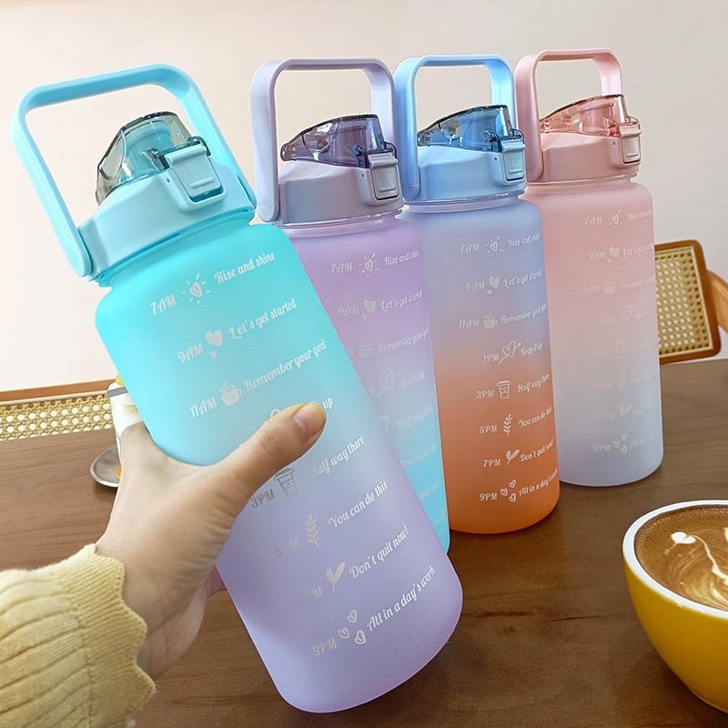 2L Motivational Two-Tone Water Bottle