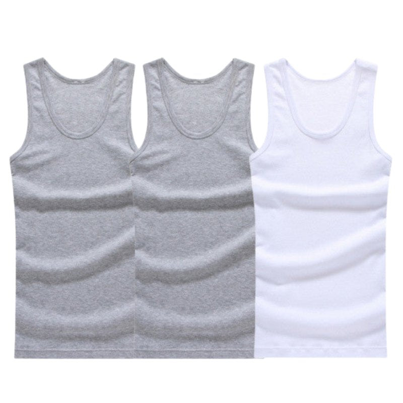 3x Men's Essentials Tank Top Bundle (Value Pack)