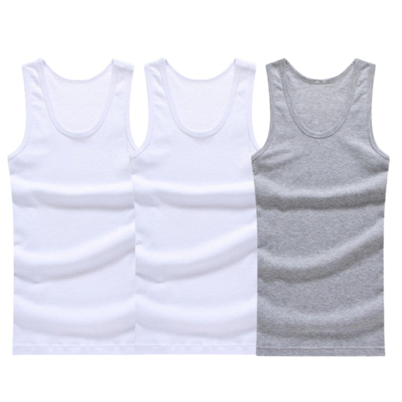 3x Men's Essentials Tank Top Bundle (Value Pack)