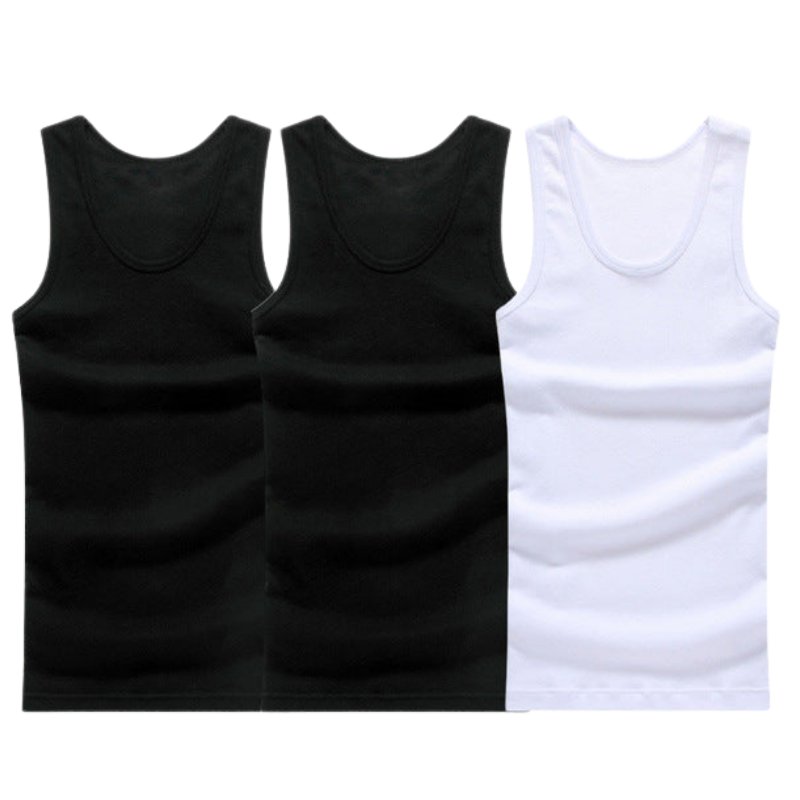 3x Men's Essentials Tank Top Bundle (Value Pack)