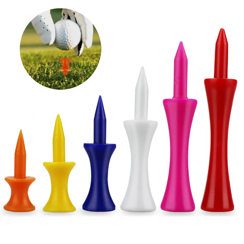 Colorful Plastic Step Down Castle Golf Tees Height Control Ball Holder