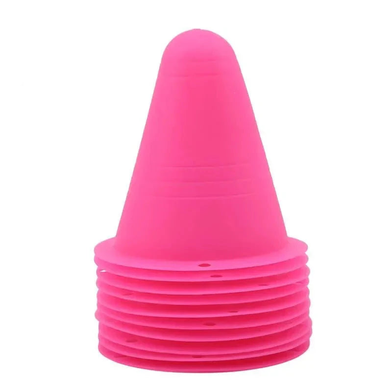 8cm Plastic Marker Cones (10 Pack)