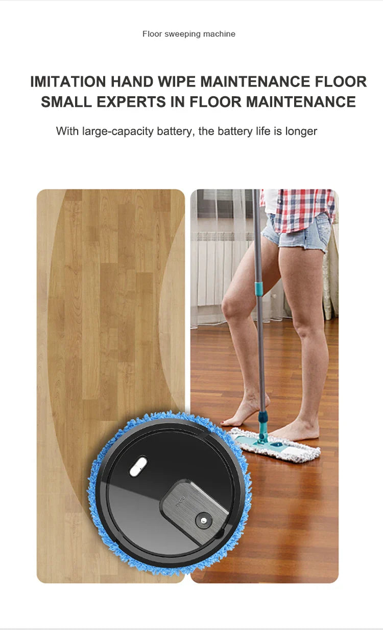 Electric Floor Mopping Robot – Wet & Dry Automatic Cleaner