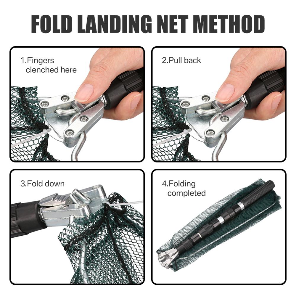 AquaGrip 130cm Aluminium Fishing Net