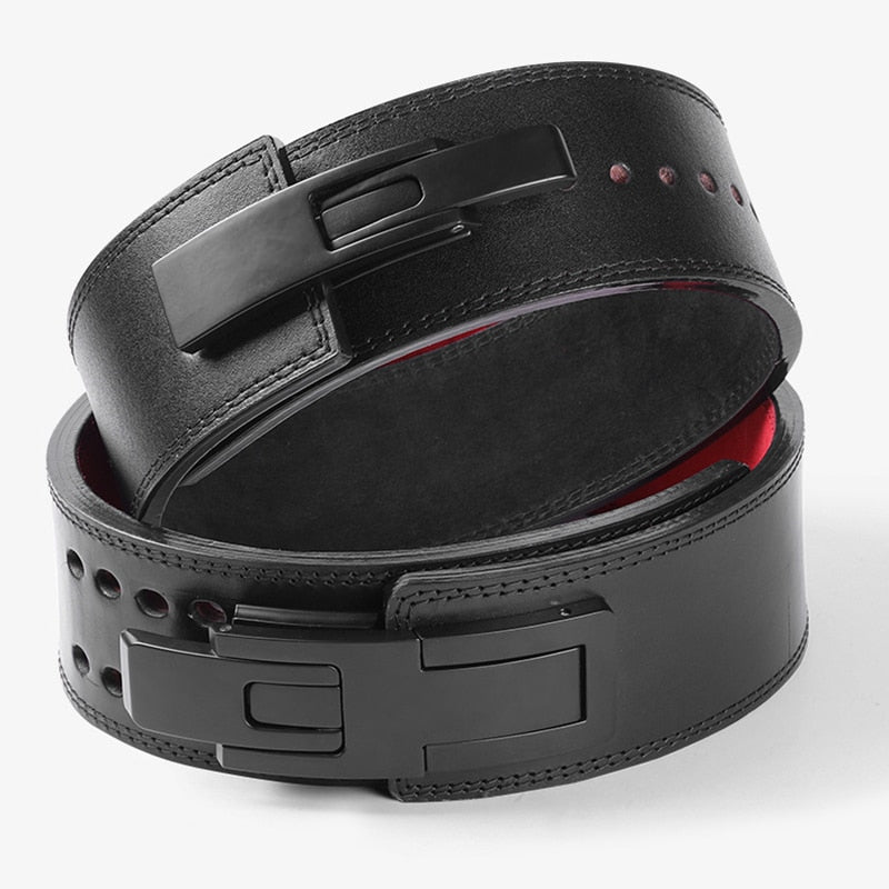 Cowhide Wide Weightlifting Belt