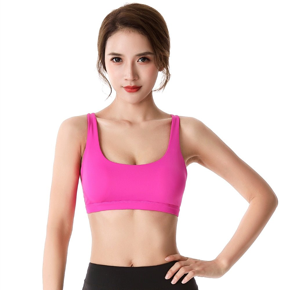 Crisscross Padded Sports Bra