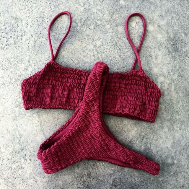Crochet Style Two-Piece Swimsuit