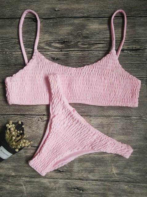 Crochet Style Two-Piece Swimsuit