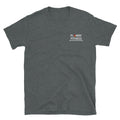 Dark Heather Embroidered Logo T-Shirt