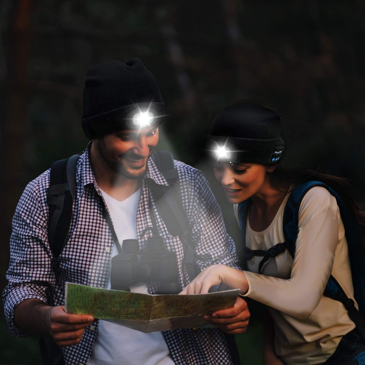 Extra Warm Rechargeable LED & Bluetooth Beanie