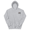 Grey Embroidered Logo Hoodie
